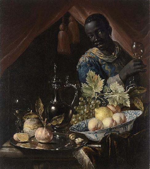 Juriaen van Streeck Still life with peaches and a lemon oil painting image